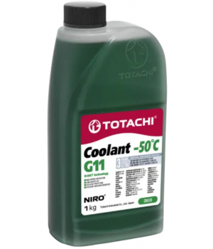 Антифриз готовый TOTACHI NIRO COOLANT Green -50С G11, 1кг