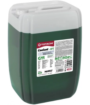 Антифриз готовый TOTACHI NIRO COOLANT Green -50С G11, 20кг
