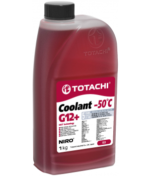 Антифриз готовый TOTACHI NIRO COOLANT Red -50C G12+, 1кг