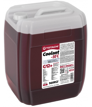 Антифриз готовый TOTACHI NIRO COOLANT Red -50C G12+, 10кг