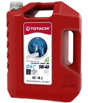 Моторное масло TOTACHI NIRO HD Synthetic CI-4/SL 5W-40, 4л