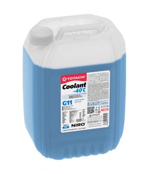 Антифриз готовый TOTACHI NIRO COOLANT Blue -40C G11, 10кг