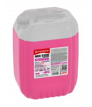 Антифриз готовый TOTACHI MIX-TYPE COOLANT Pink -40C G12evo, 20кг