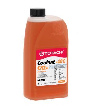 Антифриз готовый TOTACHI NIRO COOLANT Orange -40C G12+, 1кг