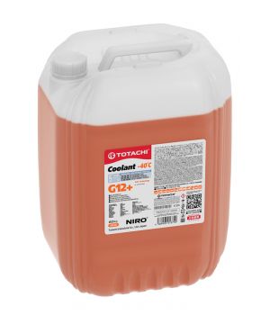 Антифриз готовый TOTACHI NIRO COOLANT Orange -40C G12+, 20кг