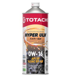 Моторное масло TOTACHI HYPER ULV Synthetic SP/GF-6B 0W-16, 1л