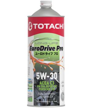 Моторное масло TOTACHI EURODRIVE PRO LL Fully Synthetic 5W-30 SN/C3, 1л