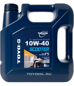 Моторное масло TOYO-G Scooter 4T 10W-40, 4л