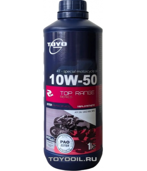 Моторное масло TOYO-G Top Range 4T 10W-50 (R+), 1л