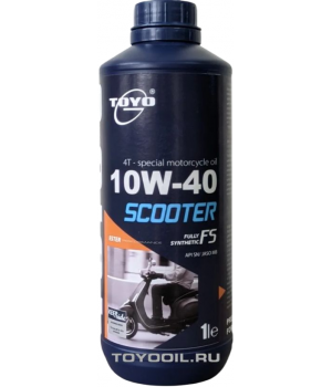 Моторное масло TOYO-G Scooter 4T 10W-40, 1л