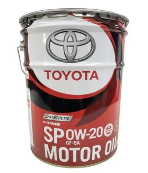 Моторное масло TOYOTA Motor Oil SP 0W-20, 20л