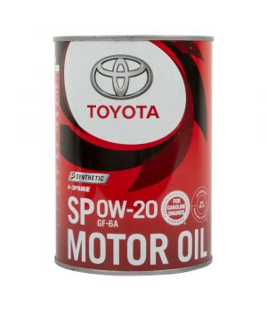 Моторное масло TOYOTA Motor Oil SP 0W-20, 1л
