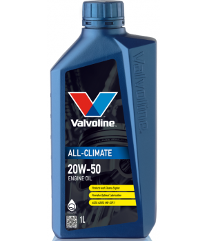 Моторное масло Valvoline All-Climate 20W-50, 1л