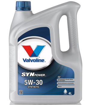 Моторное масло Valvoline SynPower C2 5W-30, 4л