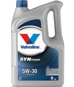 Моторное масло Valvoline SynPower C2 5W-30, 5л