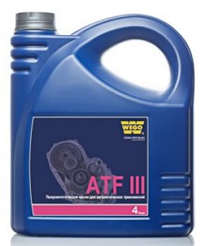 Трансмиссионное масло WEGO ATF III, 4л