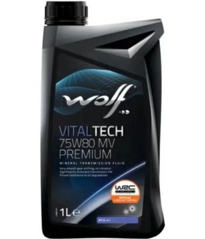 Трансмиссионное масло WOLF VITALTECH 75W-80 MV PREMIUM, 1л