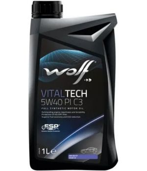 Моторное масло WOLF VITALTECH PI C3 5W-40, 1л