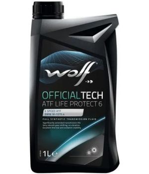 Трансмиссионное масло WOLF OFFICIALTECH ATF LIFE PROTECT 6, 1л