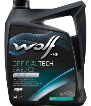 Моторное масло WOLF OFFICIALTECH C2 5W-30, 4л