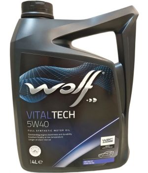Моторное масло WOLF VITALTECH 5W-40, 4л