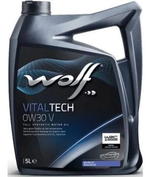 Моторное масло WOLF VITALTECH V 0W-30, 5л