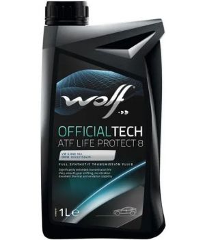 Трансмиссионное масло WOLF OFFICIALTECH ATF LIFE PROTECT 8, 1л