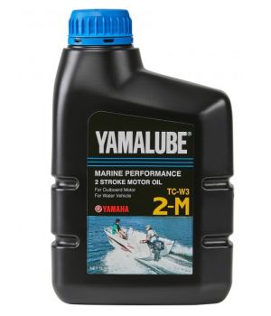 Моторное масло YAMAHA Yamalube 2-M TC-W3 Marine Mineral Oil, 1л