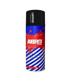 Краска-спрей акриловая ABRO RUS № 39 чёрная блестящая, 520мл SPO-039-R
