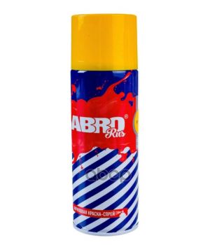 Краска-спрей акриловая ABRO RUS № 25 жёлтая, 520мл SPO-025-R
