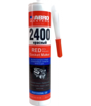 Герметик силиконовый высокотемпературный красный ABRO 310 гр SS-2400-RED-AM-RW