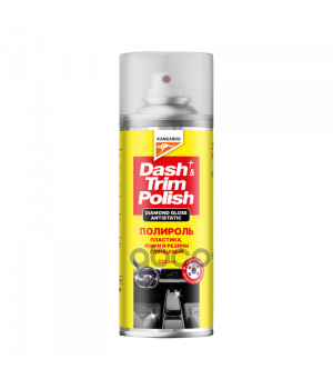 Полироль глянцевый для пластика кожи и резины Dash&Trim Polish Diamond Gloss KANGAROO, 520мл 355030