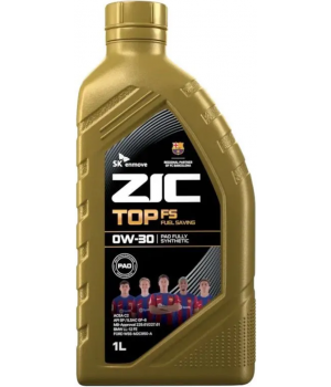 Моторное масло ZIC TOP FS 0W-30, 1л