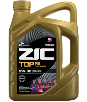 Моторное масло ZIC TOP FS 0W-30, 4л