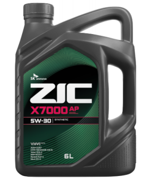 Моторное масло ZIC X7000 AP 5W-30, 6л