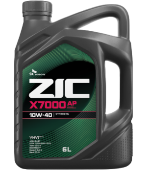 Моторное масло ZIC X7000 AP 10W-40, 6л