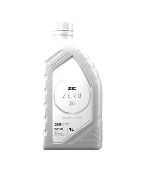 Моторное масло ZIC ZERO 20 0W-20, 1л