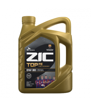 Моторное масло ZIC TOP FE 0W-30, 4л