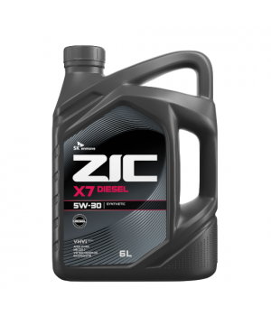 Моторное масло ZIC X7 Diesel 5W-30, 6л.