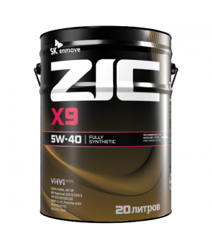 Моторное масло ZIC X9 5W-40, 20л