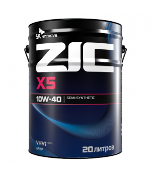 Моторное масло ZIC X5 10W-40, 20л