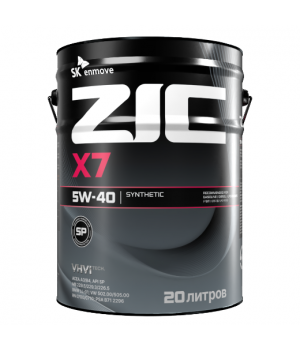 Моторное масло ZIC X7 5W-40, 20л