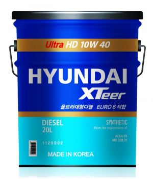 Моторное масло HYUNDAI XTeer HD Ultra 10W-40 CK-4, 20л