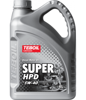 Моторное масло TEBOIL SUPER HPD 5W-40, 4л