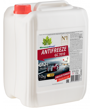 Антифриз красный GreenCool GC 7010 G12+ (готовый), 10кг