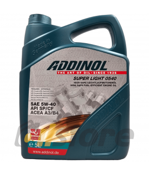 Моторное масло ADDINOL Super Light 0540 5W-40, 5л