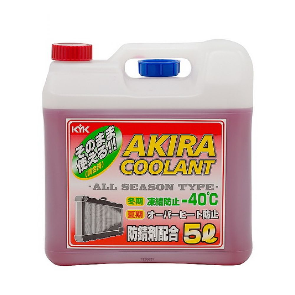 Антифриз Akira Coolant -40°C красный, 5л