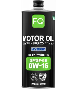 Моторное масло FQ FULLY SYNTHETIC SP/GF-6B 0W-16, 1л