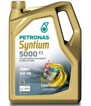 Моторное масло Petronas Syntium 5000 FJ 5W-30, 5л