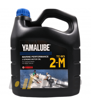 Моторное масло YAMAHA Yamalube 2-M TC-W3 Marine Mineral Oil, 4л